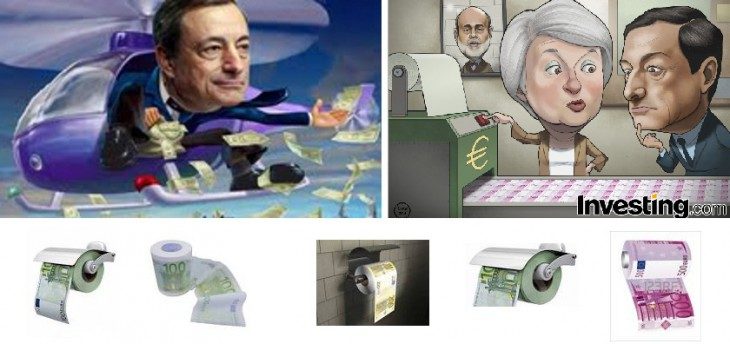 La BCE certifica con il QE che l’euro è solo un accordo di cambi fissi!  (di Antonio Maria Rinaldi)