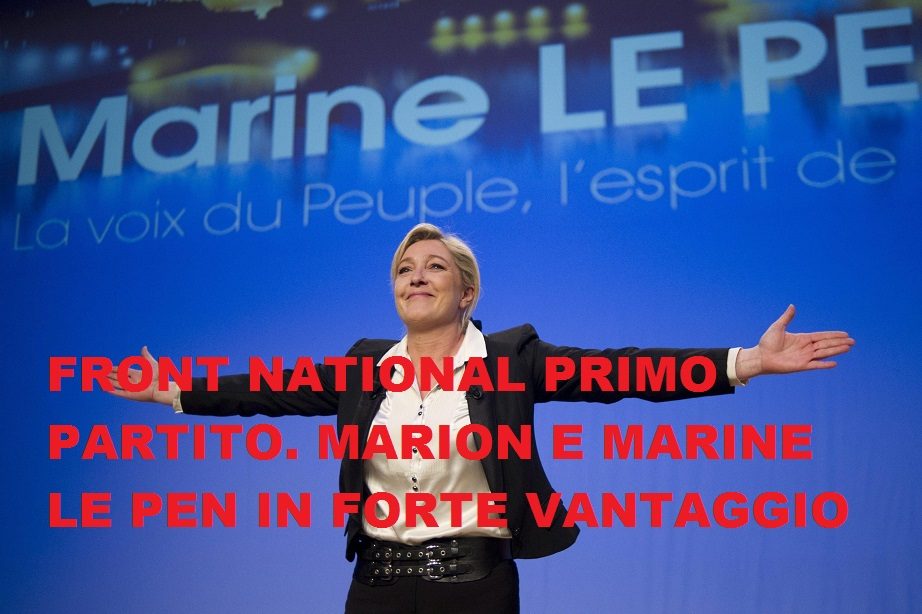 (FILE) A file picture dated 12 February 2012 of Marine Le Pen, leader of French far-right political party National Front (FN) arrive on stage to deliver a speech during a meeting at the Palais des Congres, in Strasbourg, France.ANSA/YOAN VALAT