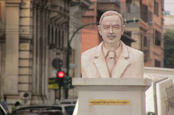 Posta una statua di John Maynard Keynes a Roma. La giusta richiesta perchè il famoso non ha una via o una statua