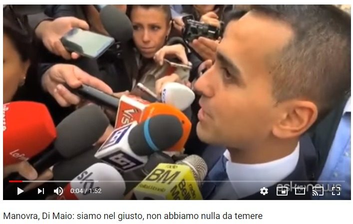 Di Maio e Salvini hanno ragione: questa manovra fa bene agli italiani e male all’asse franco-tedesco. Il governo deve fare gli interessi degli italiani e non dei residenti di Berlino e Parigi!