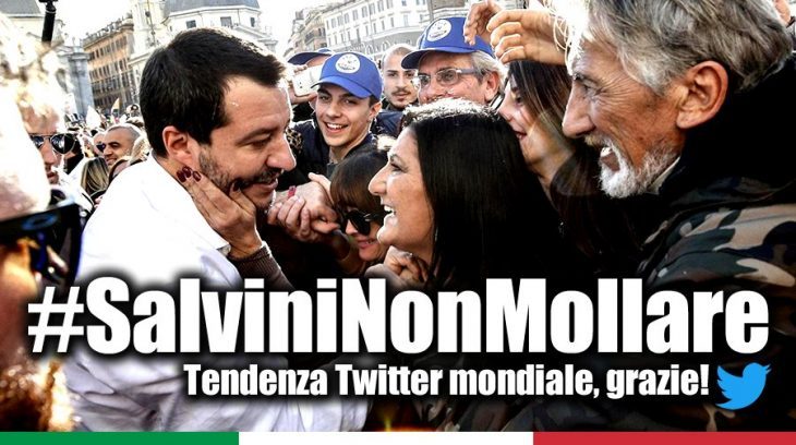 Incredibile: richiesta l’autorizzazione a procedere contro Salvini, nonostante la richiesta di archiviazione della Procura. Un omaggio ai globalisti di Davos