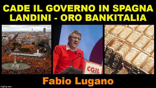 Italia News intervista Fabio Lugano: Spagna ed elezioni, Landini ed Oro Banca d’Italia