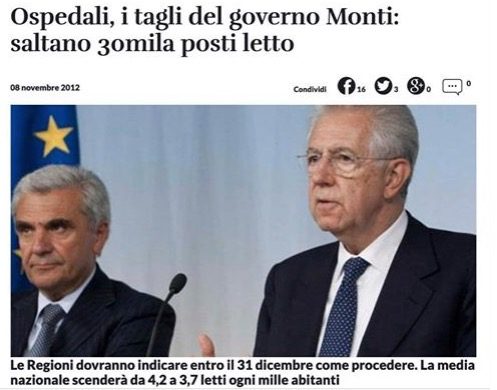 Mario Monti traditore dell'Italia