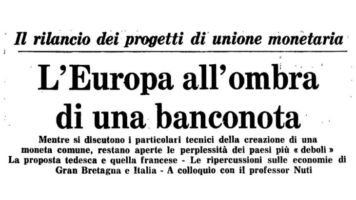 La profezia sull’euro del 1978