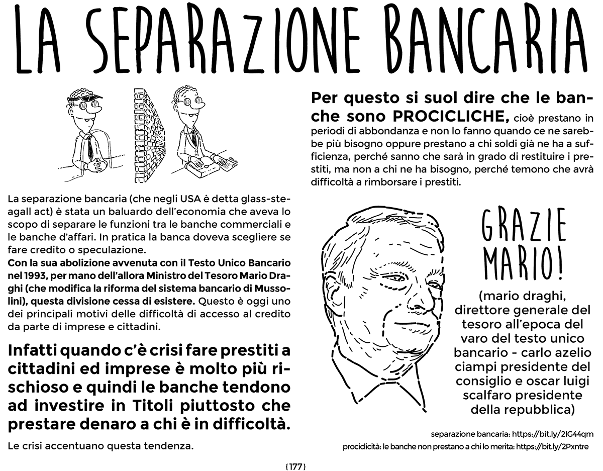 separazione bancaria - dal libro di economia spiegata facile