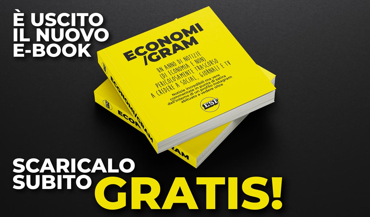 ECONOMI/GRAM è la nuova idea editoriale di Costantino Rover, per sorridere di economia, informazione e...