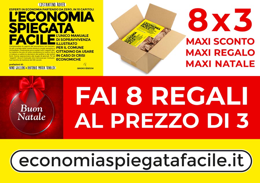 economia spiegata facile libroper regali di Natale low cost