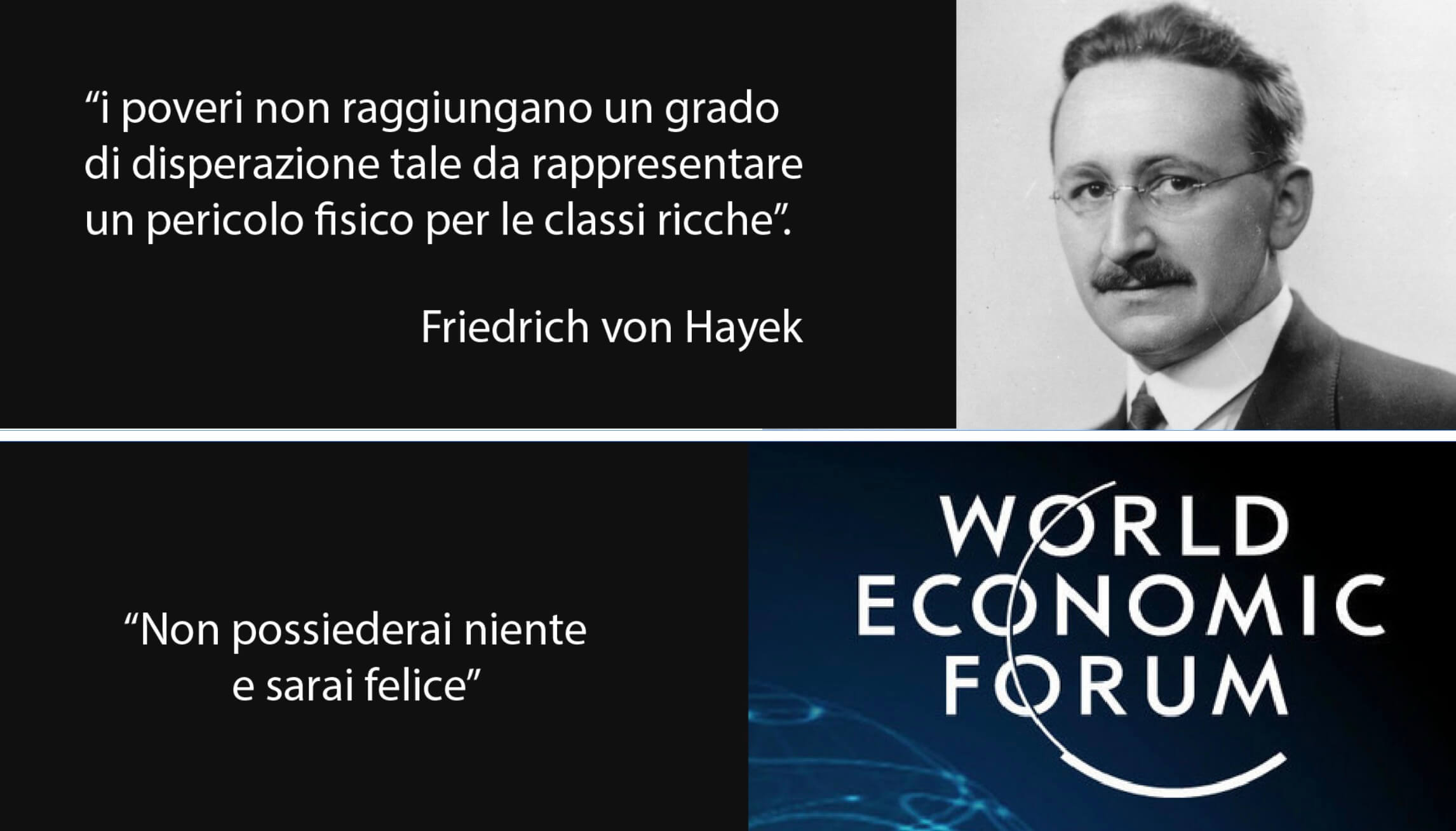 von Hayek e il reddito universale incondizionato