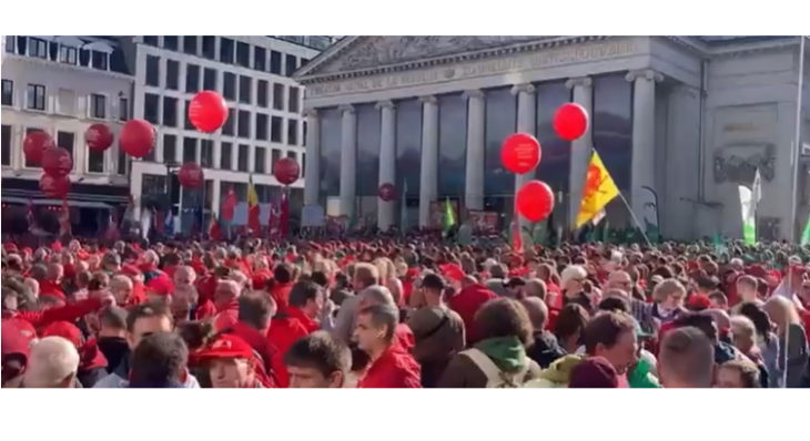 10 mila persone protestano in Belgio contro il caro bollette, in preparazione di uno sciopero generale. Paesi europei incapaci di dare risposte al caro energia