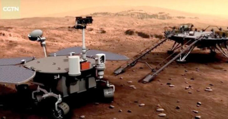 Il rover cinese scopre probabili tracce di antichi oceani su Marte