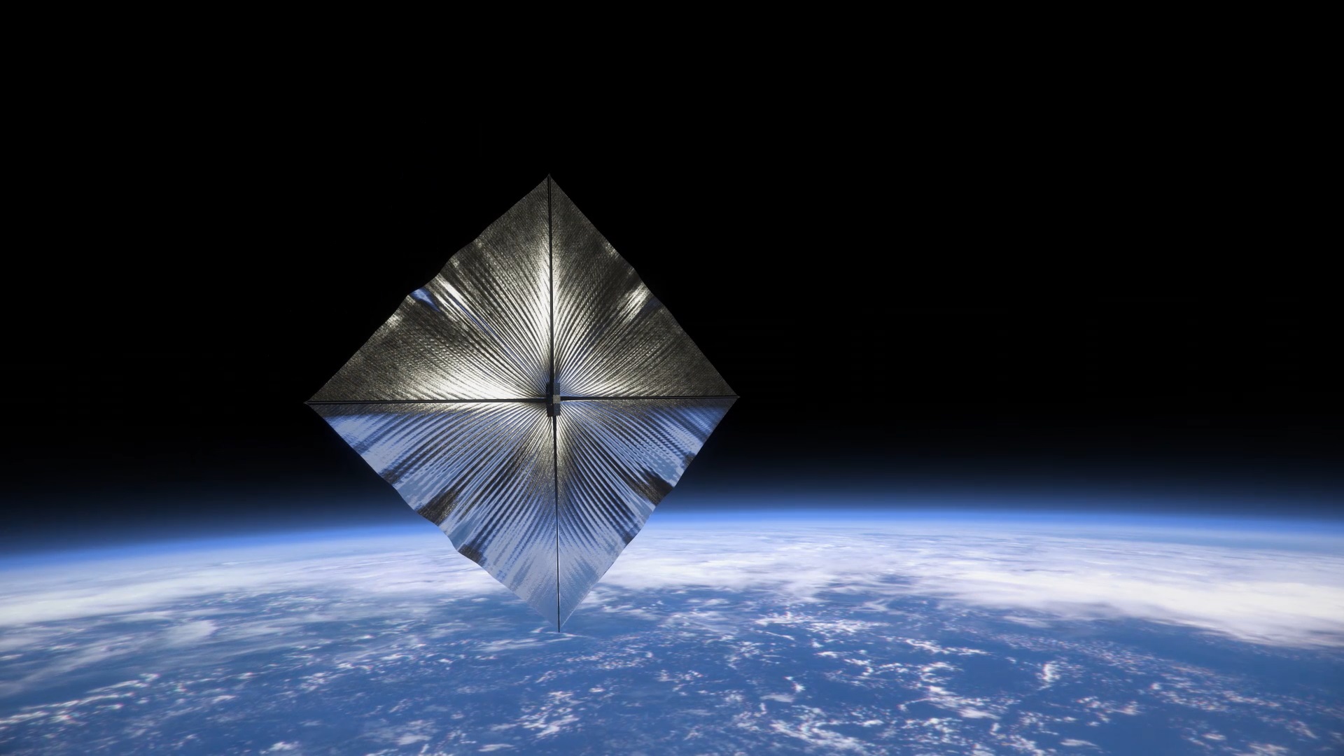 La vela solare che dovrebbe essere utilizzata dalla NASA