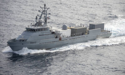 Unmanned Surface Vessels Transit Pacific Ocean in Route to RIMPAC 2022