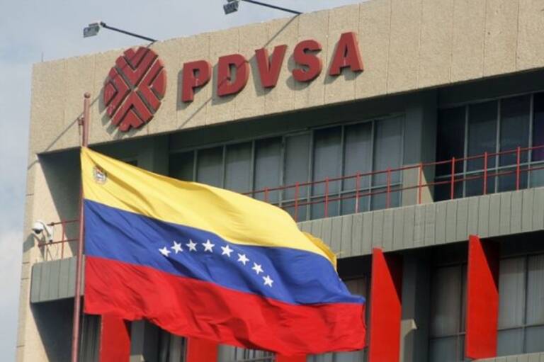 Logo of the Venezuelan oil company PDVSA