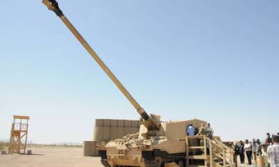 The Extended Range Cannon Artillery autoloader’s speed was demonstrated during a test March 30 at U.S. Army Yuma Proving Ground.