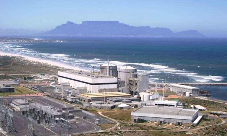 The only nuclear power plant now operating in Africa, Koeberg, South Africa