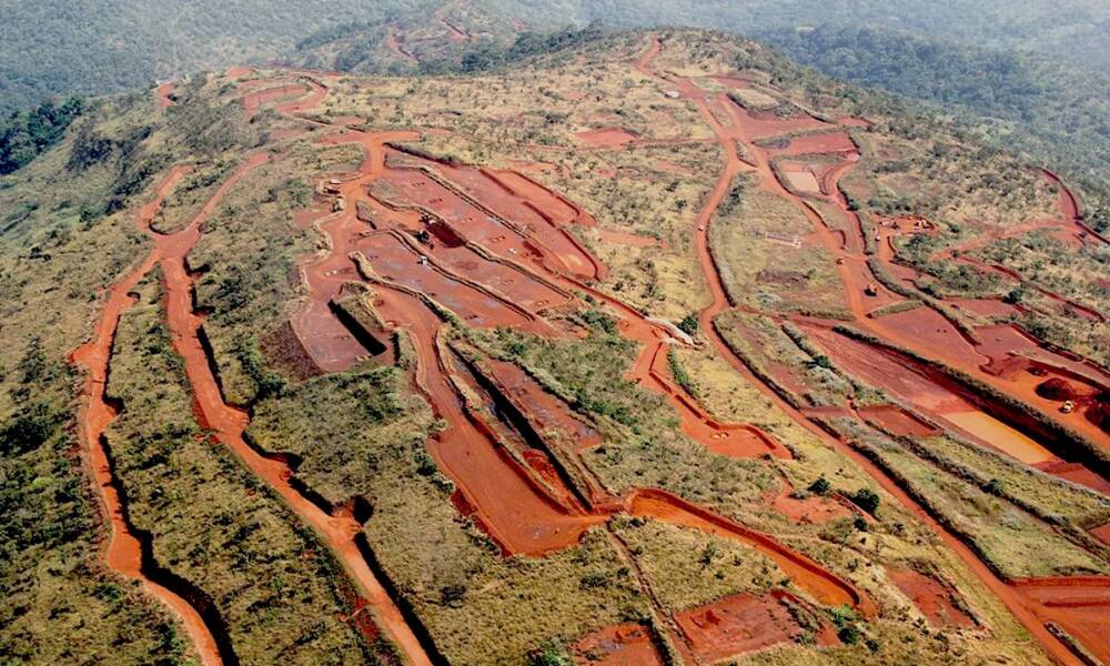 Giacimento di ferro in Guinea