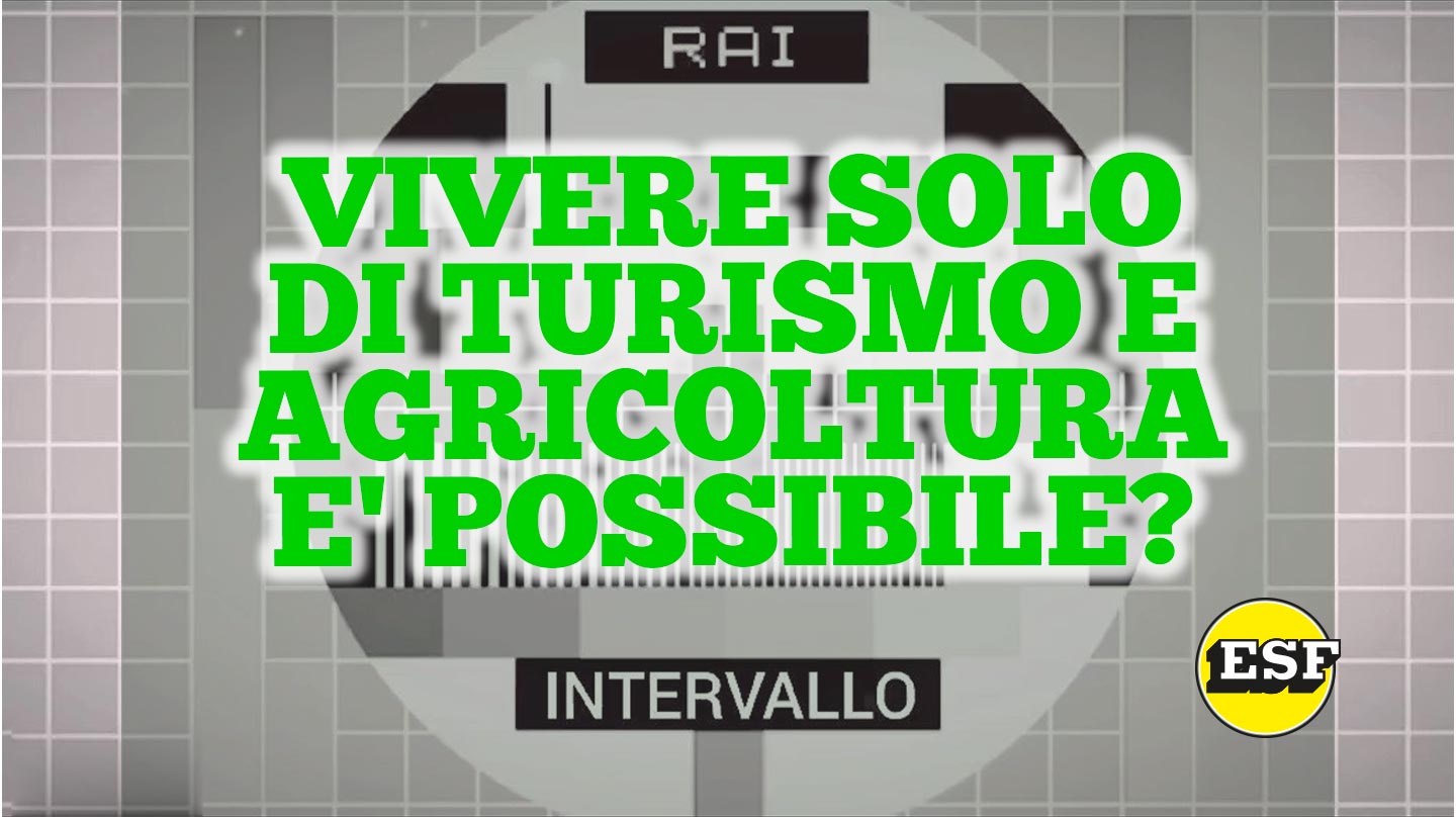 L'Italia potrebbe vivere di agroalimentare, turismo e artigianato