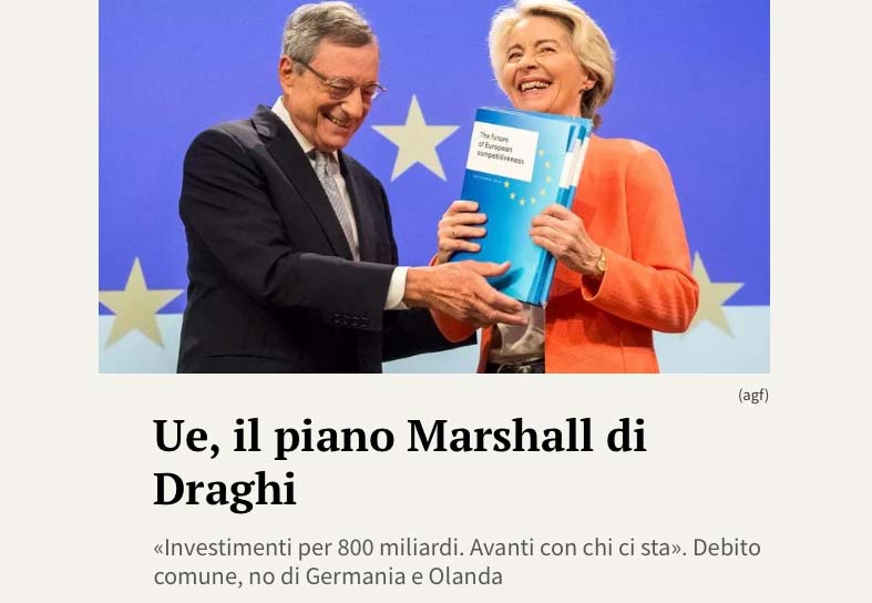 il piano di Mario Draghi per decarbonizzare l'Europa