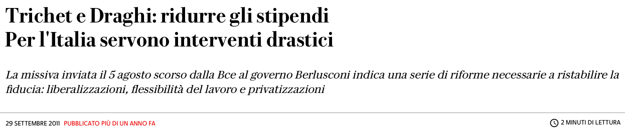 il piano di Mario Draghi per decarbonizzare l'Europa dopo la lettera Draghi - Trichet per deporre Berlusconi