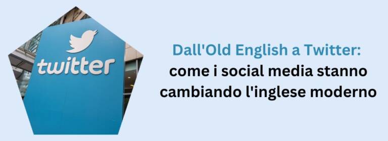 Twitter e inglese moderno