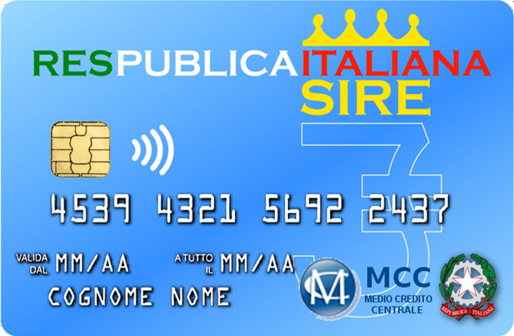 SIRE_Carta di credito_Moneta Positiva