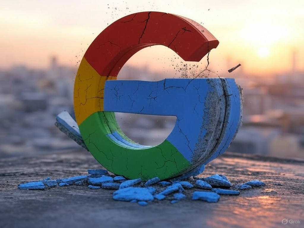 Le ricerche su Google per la prima volta in calo. Il titolo crolla in borsa