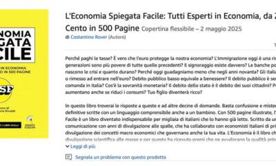 Libro di economia spiegata facile su Amazon