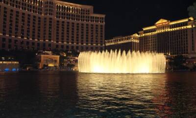 La fontana del Bellagio Hotel
