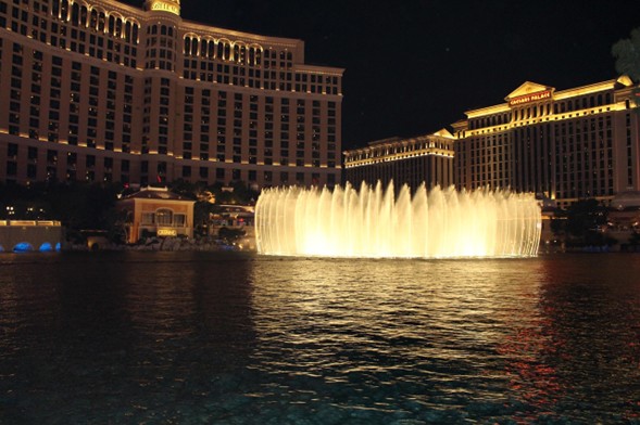 La fontana del Bellagio Hotel