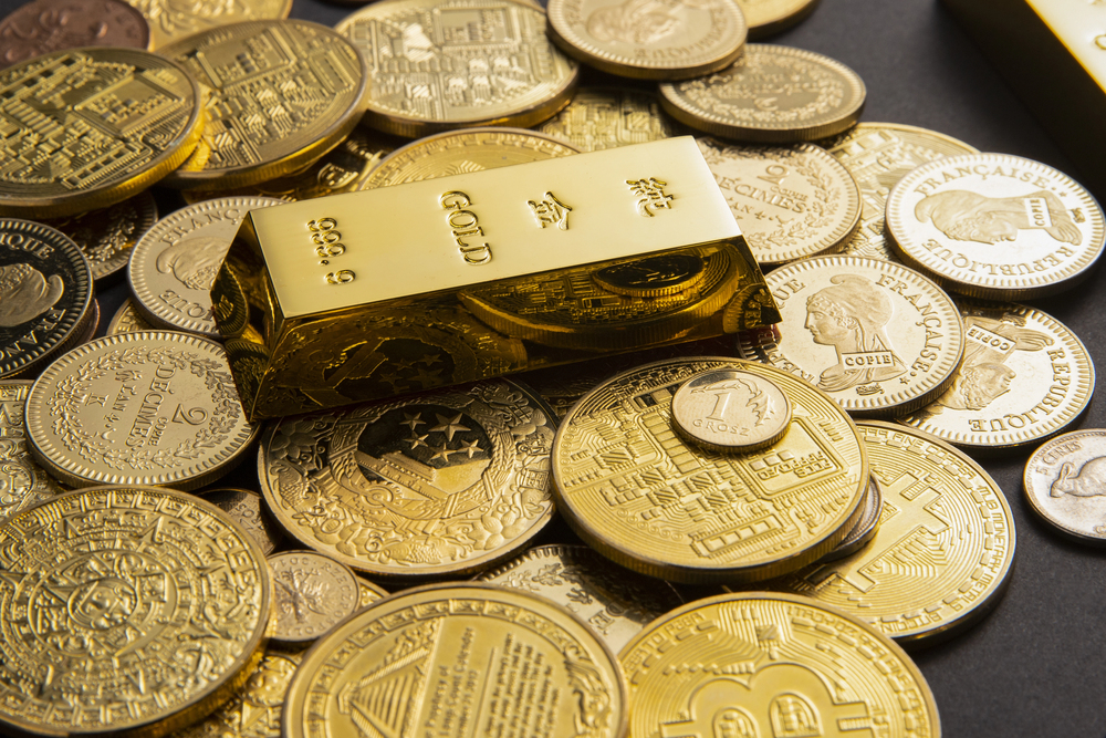 Monete e lingotti d'oro