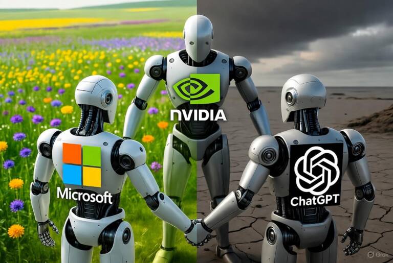 Mostriamo i flussi di tecnologia, denaro e servizi che modellano il complesso mondo dell’Intelligenza Artificiale