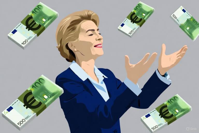 Come la Von Der Leyen vuole aggirare la Germania e continuare con il Debito UE, teoricamente vietato