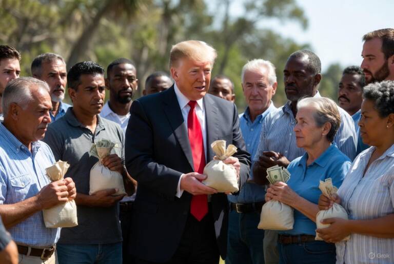 La “Dividendo da Dazi”: Trump rilancia e promette 2000$ (quasi) a tutti gli americani