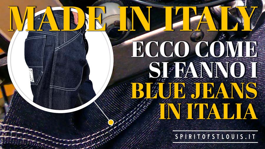 Come si fanno i blue jeans italiani