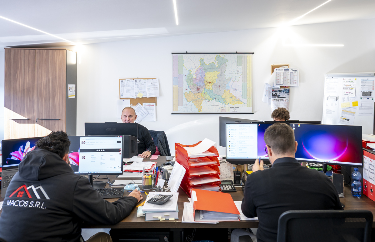 Gli uffici di Macos Srl