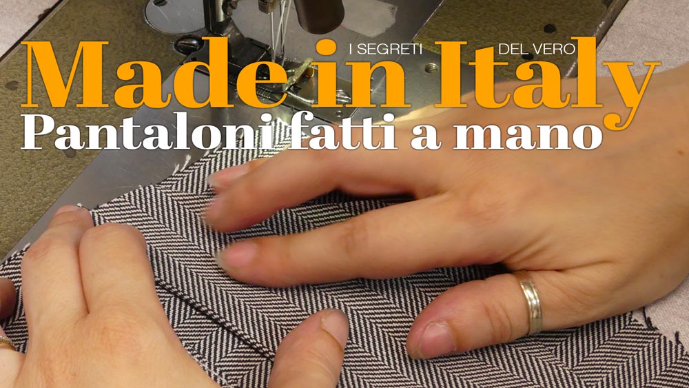 Pantaloni fatti a mano Made in Italy da Spirit of St. Louis