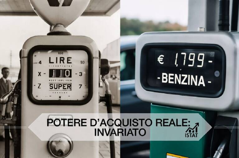 Nel 1960 un litro di benzina costava 110 lire: oggi quanto sarebbe? La risposta cambia prospettiva