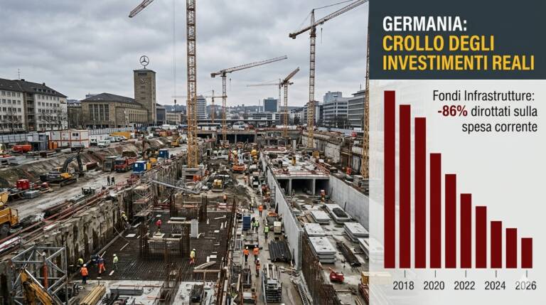 La Germania di Merz e l’illusione delle infrastrutture: il mega-fondo divorato dalla spesa corrente