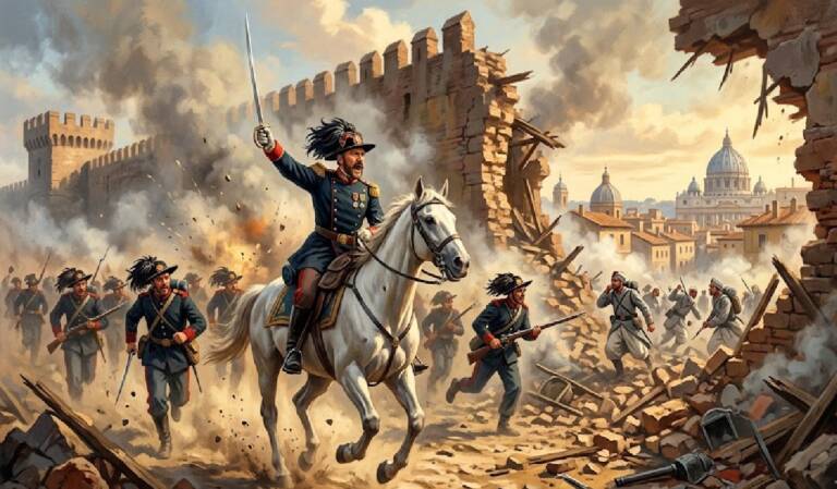 : Sangue e Cannoni a Porta Pia: Il Destino Tragico dell’Eroe Dimenticato che Fece l’Italia