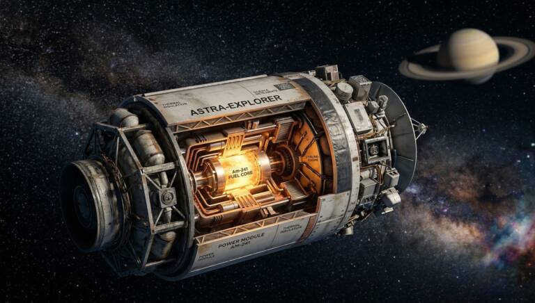 La batteria nucleare spaziale che durerà 433 anni: l’americio-241 sostituirà il plutonio
