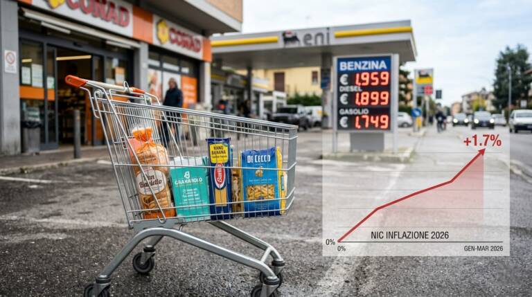 Inflazione di Marzo 2026 a +1,7%: l’energia rialza la testa.  Quanto pagano di più le famiglie e che succederà ad Aprile