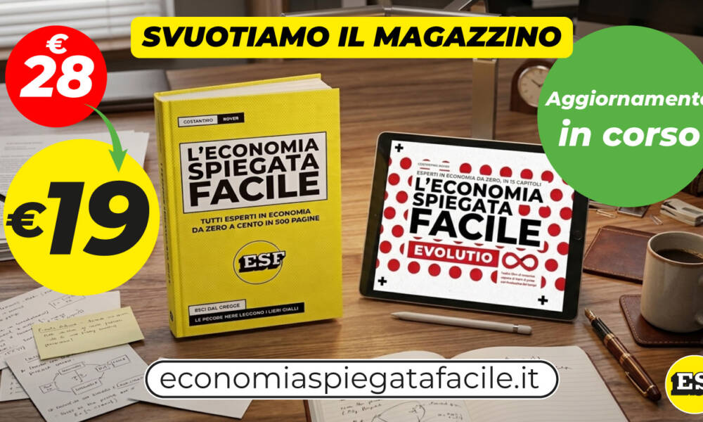 Libro di economia spiegata facile in super offerta.