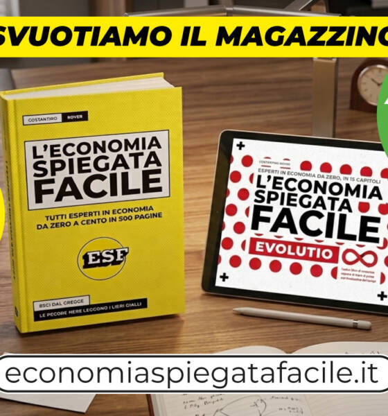 Libro di economia spiegata facile in super offerta.