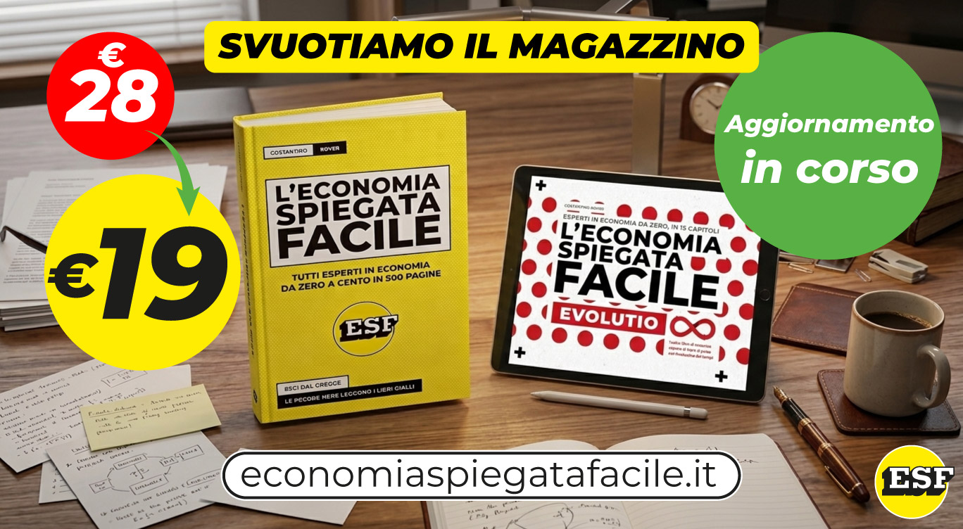 Libro di economia spiegata facile in super offerta.