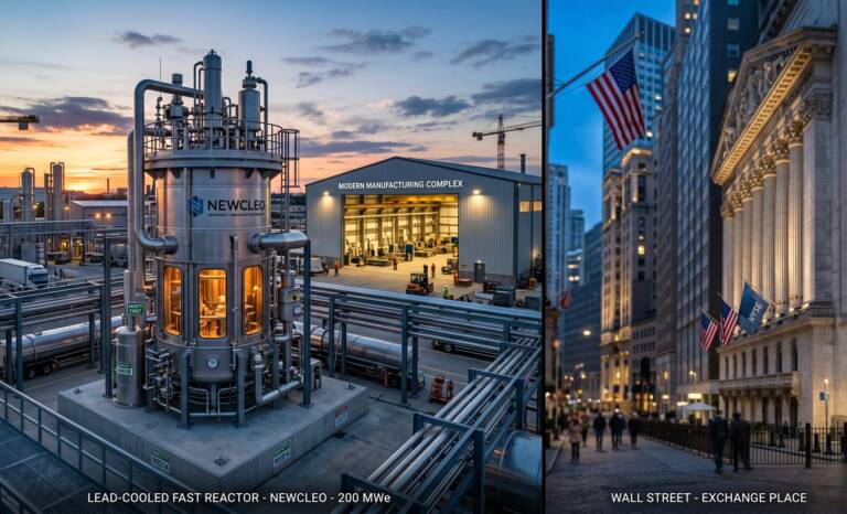 Newcleo sbarca a Wall Street: 2,4 miliardi per chiudere il ciclo del nucleare, con l’alleanza strategica con Oklo