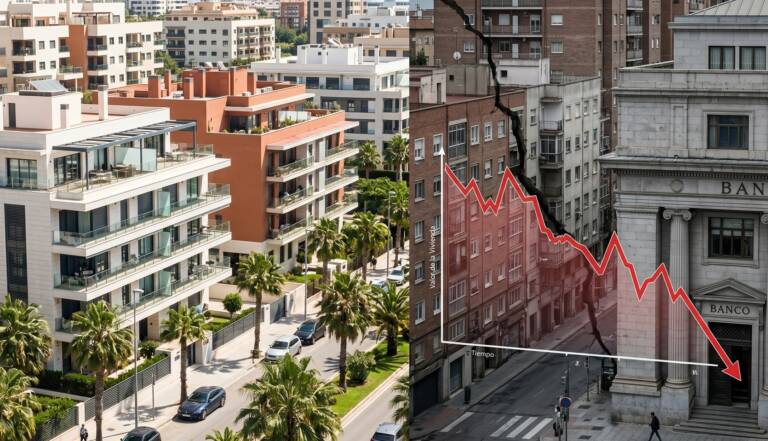 Spagna, il mattone si spacca in due: l’onda anomala sui prezzi che può far tremare le banche