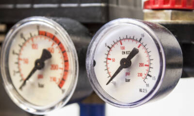 Barometro per misura della pressione nei compressori