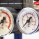Barometro per misura della pressione nei compressori