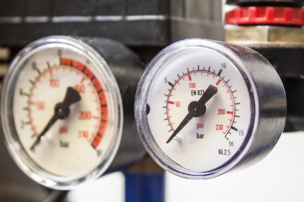 Barometro per misura della pressione nei compressori