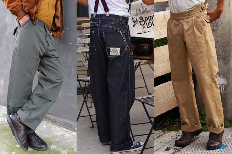 Pantaloni vintage fatti in Italia da Spirit of St. Louis